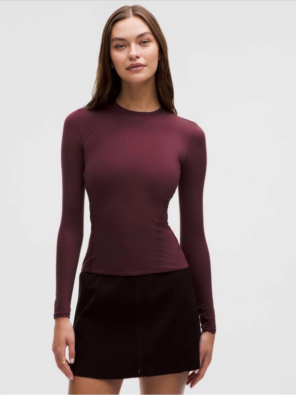 Wunder most Lululemon Long Sleeve Top in garnet Like New